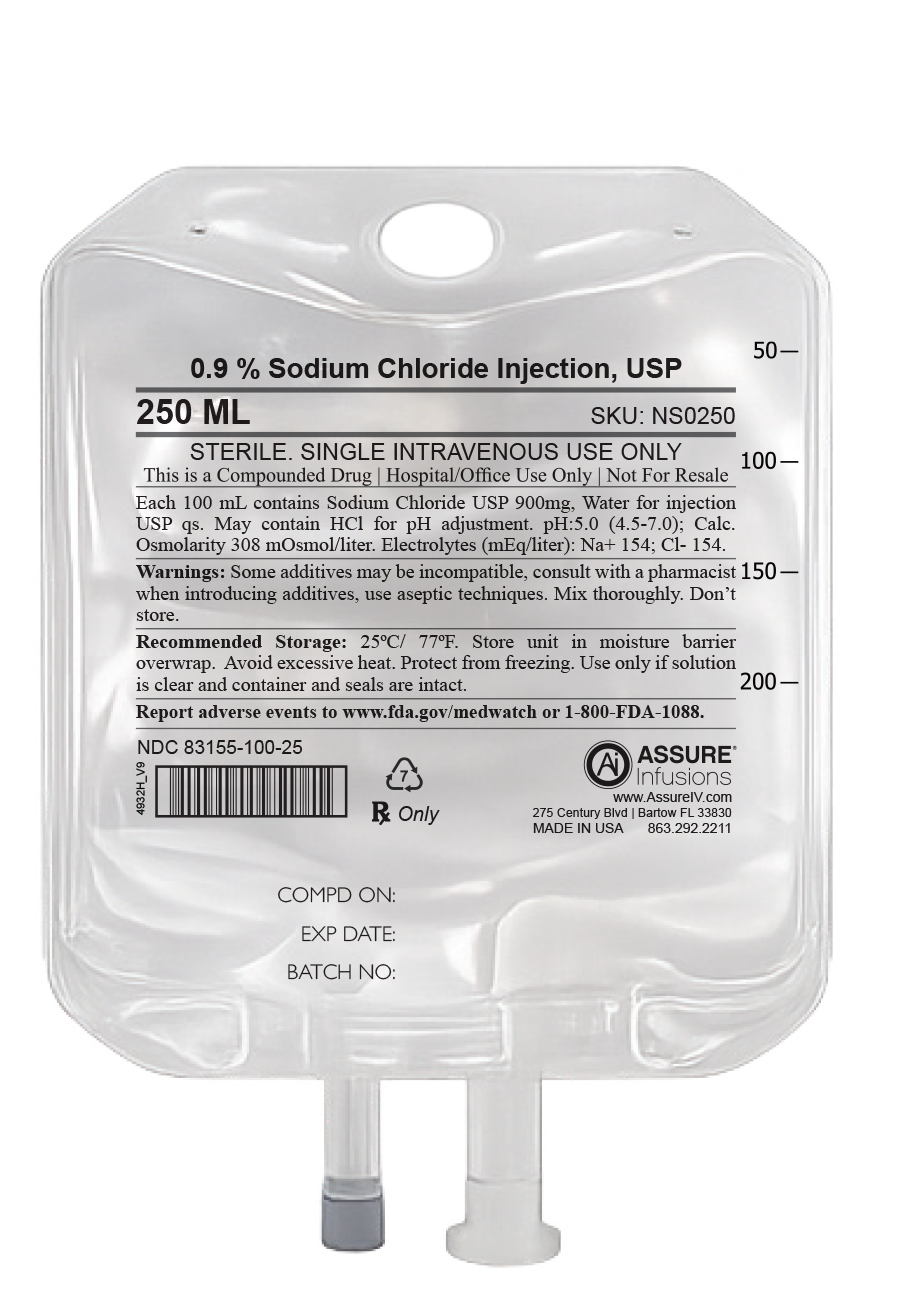 0.9% Sodium Chloride Injection, USP 250 mL Image